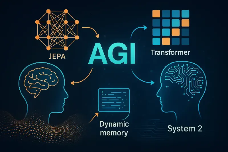 Featured image of post 探索AGI与系统1和系统2的整合:JEPA、Transformers与动态记忆