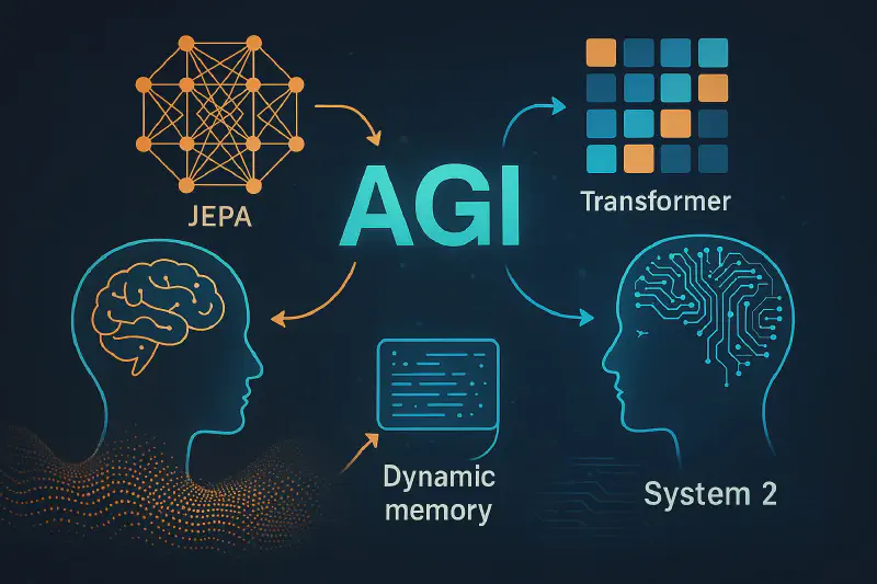 Featured image of post 探索AGI与系统1和系统2的整合:JEPA、Transformers与动态记忆